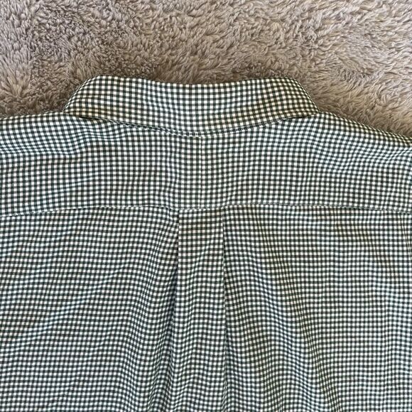 Ralph Lauren Men’s Green Gingham Check Button Up Shirt 4XLT Tall Purple Pony - Picture 9 of 9